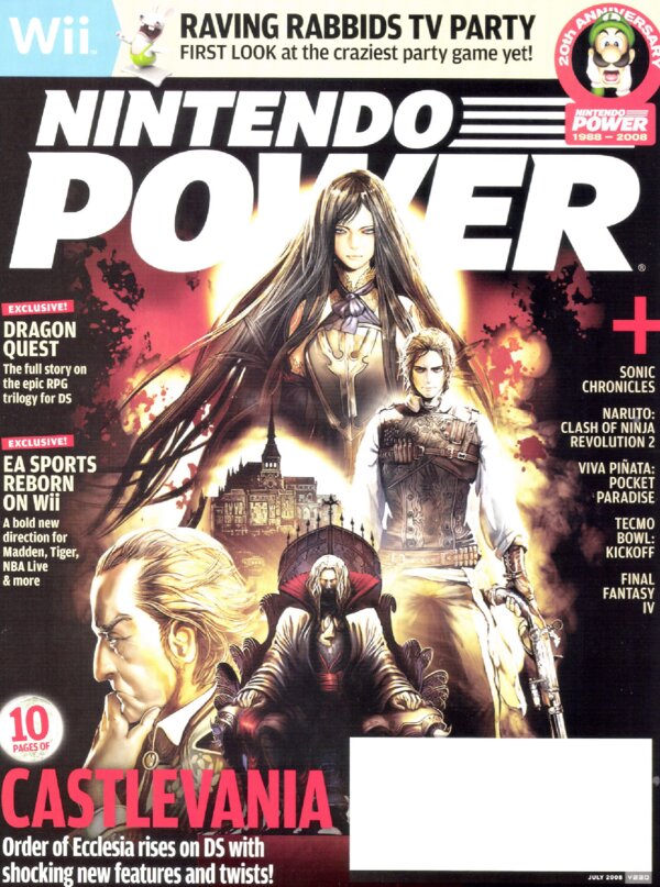 Nintendo Power Issue 230 (July 2008) cover